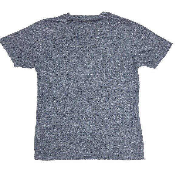 Rhone T-shirt Mens Medium Blue Heathered Tee Gym Workout Active Athletic Solid - Picture 3 of 5
